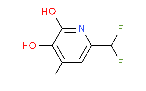 6-(Difluoromethyl)-2,3-dihydroxy-4-iodopyridine