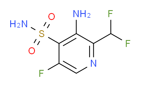 3-Amino-2-(difluoromethyl)-5-fluoropyridine-4-sulfonamide