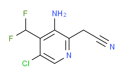 AM133648 | 1804450-69-8 | 3-Amino-5-chloro-4-(difluoromethyl)pyridine-2-acetonitrile