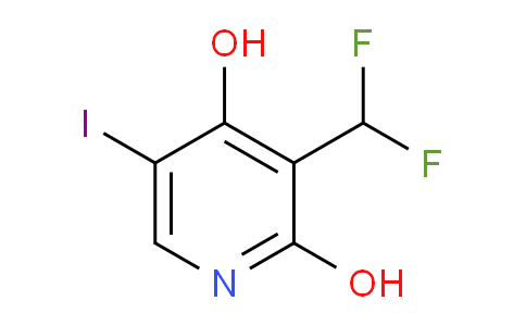 3-(Difluoromethyl)-2,4-dihydroxy-5-iodopyridine