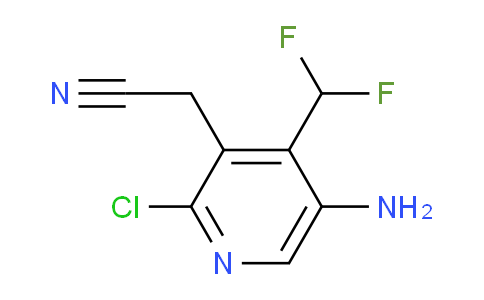 5-Amino-2-chloro-4-(difluoromethyl)pyridine-3-acetonitrile