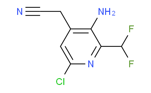AM133663 | 1806806-75-6 | 3-Amino-6-chloro-2-(difluoromethyl)pyridine-4-acetonitrile