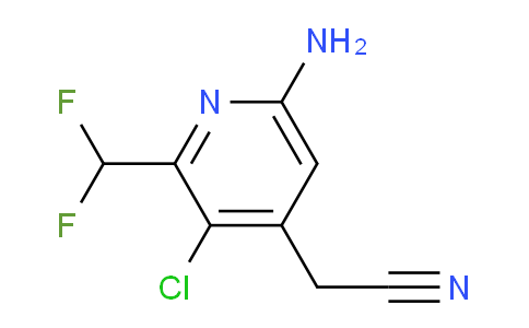 AM133692 | 1805328-63-5 | 6-Amino-3-chloro-2-(difluoromethyl)pyridine-4-acetonitrile