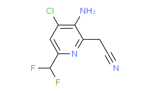 AM133695 | 1805925-51-2 | 3-Amino-4-chloro-6-(difluoromethyl)pyridine-2-acetonitrile