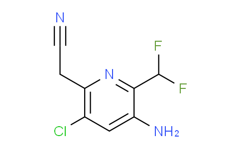 AM133697 | 1805342-71-5 | 3-Amino-5-chloro-2-(difluoromethyl)pyridine-6-acetonitrile