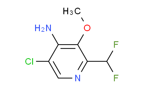 4-Amino-5-chloro-2-(difluoromethyl)-3-methoxypyridine