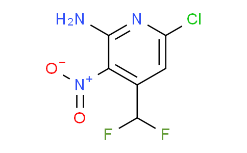 2-Amino-6-chloro-4-(difluoromethyl)-3-nitropyridine