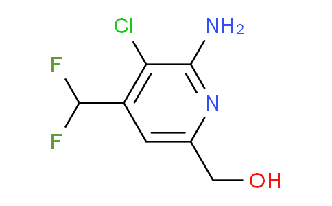 2-Amino-3-chloro-4-(difluoromethyl)pyridine-6-methanol