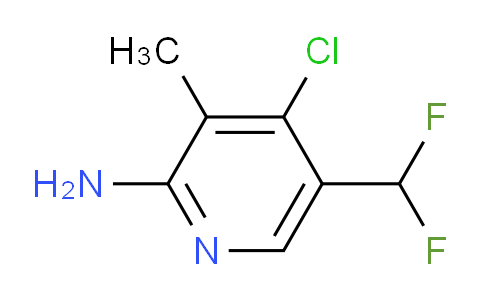 2-Amino-4-chloro-5-(difluoromethyl)-3-methylpyridine