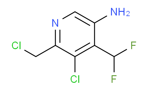 5-Amino-3-chloro-2-(chloromethyl)-4-(difluoromethyl)pyridine