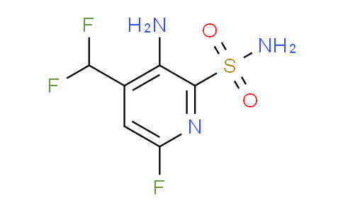 3-Amino-4-(difluoromethyl)-6-fluoropyridine-2-sulfonamide