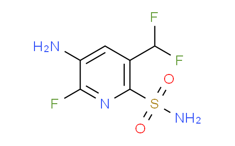 3-Amino-5-(difluoromethyl)-2-fluoropyridine-6-sulfonamide