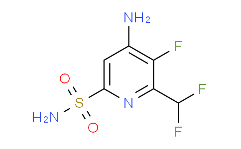 4-Amino-2-(difluoromethyl)-3-fluoropyridine-6-sulfonamide
