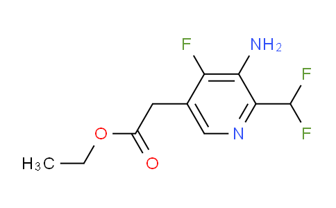 AM133746 | 1805213-14-2 | Ethyl 3-amino-2-(difluoromethyl)-4-fluoropyridine-5-acetate