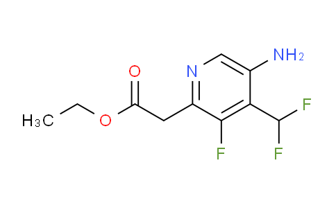 Ethyl 5-amino-4-(difluoromethyl)-3-fluoropyridine-2-acetate