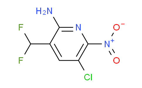 2-Amino-5-chloro-3-(difluoromethyl)-6-nitropyridine