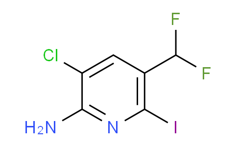 AM133757 | 1804698-41-6 | 2-Amino-3-chloro-5-(difluoromethyl)-6-iodopyridine