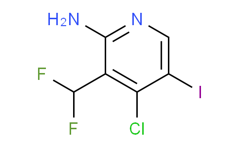 2-Amino-4-chloro-3-(difluoromethyl)-5-iodopyridine
