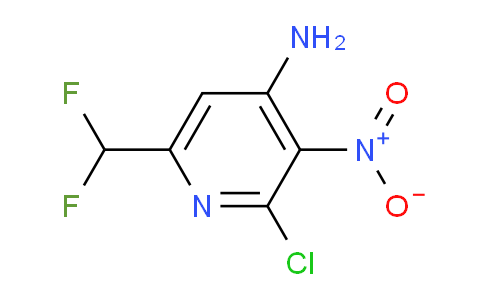 4-Amino-2-chloro-6-(difluoromethyl)-3-nitropyridine