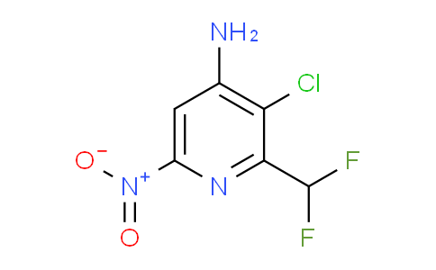 4-Amino-3-chloro-2-(difluoromethyl)-6-nitropyridine