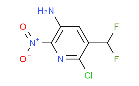 5-Amino-2-chloro-3-(difluoromethyl)-6-nitropyridine