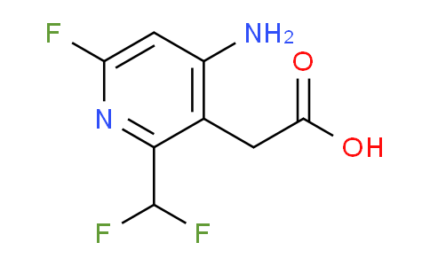 4-Amino-2-(difluoromethyl)-6-fluoropyridine-3-acetic acid
