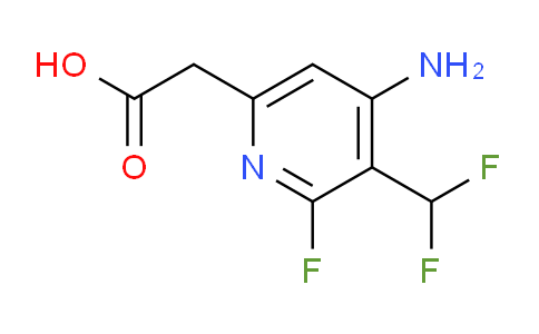 4-Amino-3-(difluoromethyl)-2-fluoropyridine-6-acetic acid