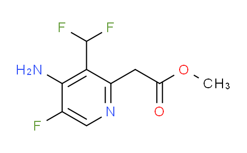Methyl 4-amino-3-(difluoromethyl)-5-fluoropyridine-2-acetate