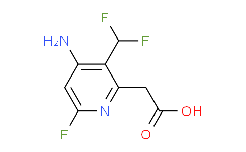 4-Amino-3-(difluoromethyl)-6-fluoropyridine-2-acetic acid