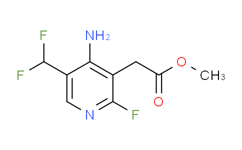 Methyl 4-amino-5-(difluoromethyl)-2-fluoropyridine-3-acetate