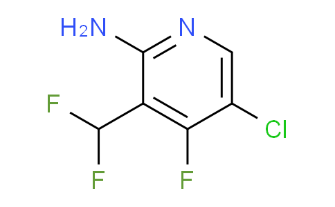2-Amino-5-chloro-3-(difluoromethyl)-4-fluoropyridine