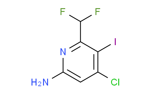 AM133855 | 1805325-40-9 | 6-Amino-4-chloro-2-(difluoromethyl)-3-iodopyridine