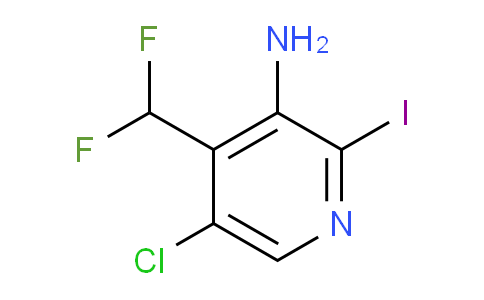 AM133867 | 1805007-86-6 | 3-Amino-5-chloro-4-(difluoromethyl)-2-iodopyridine