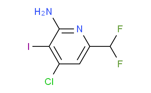 AM133888 | 1804723-17-8 | 2-Amino-4-chloro-6-(difluoromethyl)-3-iodopyridine
