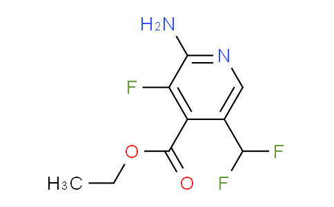Ethyl 2-amino-5-(difluoromethyl)-3-fluoropyridine-4-carboxylate