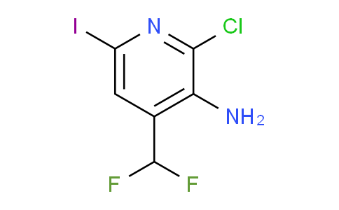 AM133899 | 1805347-74-3 | 3-Amino-2-chloro-4-(difluoromethyl)-6-iodopyridine
