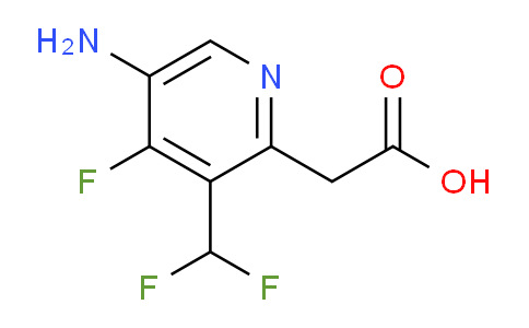 5-Amino-3-(difluoromethyl)-4-fluoropyridine-2-acetic acid