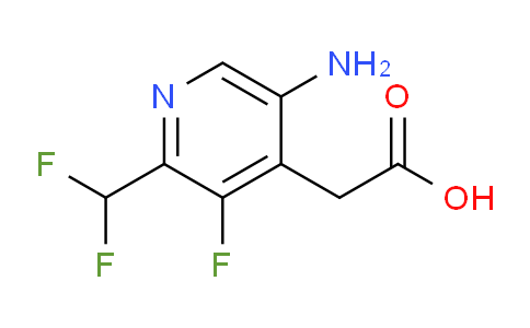 5-Amino-2-(difluoromethyl)-3-fluoropyridine-4-acetic acid