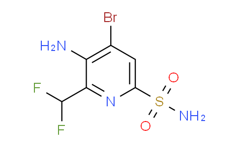 AM133929 | 1806791-61-6 | 3-Amino-4-bromo-2-(difluoromethyl)pyridine-6-sulfonamide
