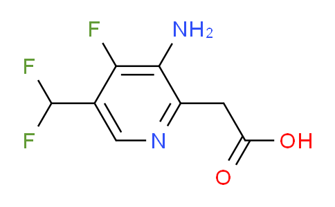 AM133940 | 1805325-87-4 | 3-Amino-5-(difluoromethyl)-4-fluoropyridine-2-acetic acid