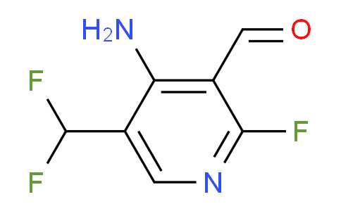 4-Amino-5-(difluoromethyl)-2-fluoropyridine-3-carboxaldehyde