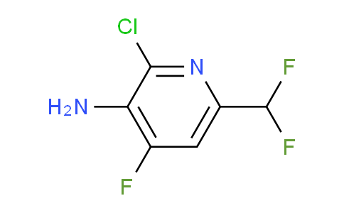 3-Amino-2-chloro-6-(difluoromethyl)-4-fluoropyridine