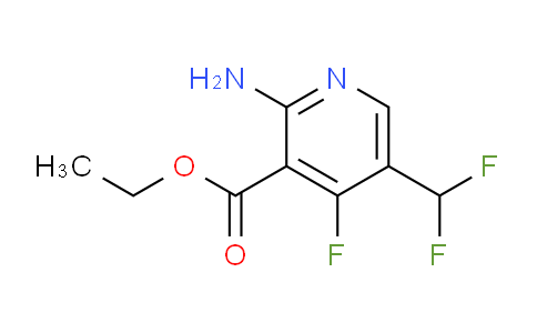 Ethyl 2-amino-5-(difluoromethyl)-4-fluoropyridine-3-carboxylate