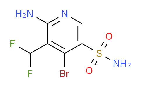 2-Amino-4-bromo-3-(difluoromethyl)pyridine-5-sulfonamide