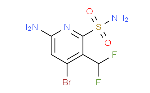6-Amino-4-bromo-3-(difluoromethyl)pyridine-2-sulfonamide