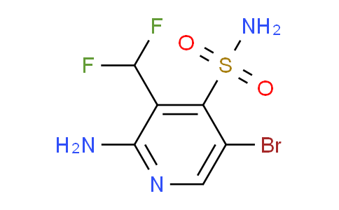 2-Amino-5-bromo-3-(difluoromethyl)pyridine-4-sulfonamide