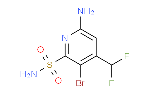 6-Amino-3-bromo-4-(difluoromethyl)pyridine-2-sulfonamide
