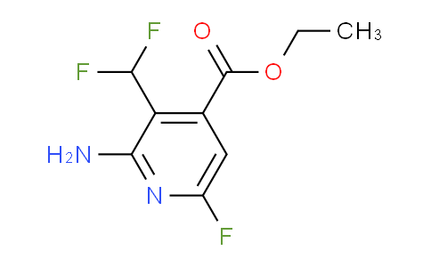 Ethyl 2-amino-3-(difluoromethyl)-6-fluoropyridine-4-carboxylate