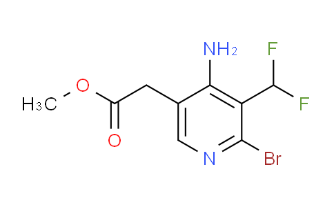 AM134035 | 1806061-25-5 | Methyl 4-amino-2-bromo-3-(difluoromethyl)pyridine-5-acetate
