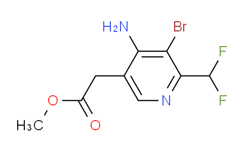 AM134038 | 1805054-42-5 | Methyl 4-amino-3-bromo-2-(difluoromethyl)pyridine-5-acetate
